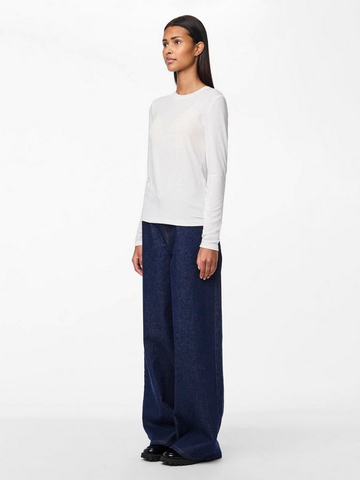 pieces Langarmshirt PCMARIA (1-tlg) Plain/ohne Details von pieces