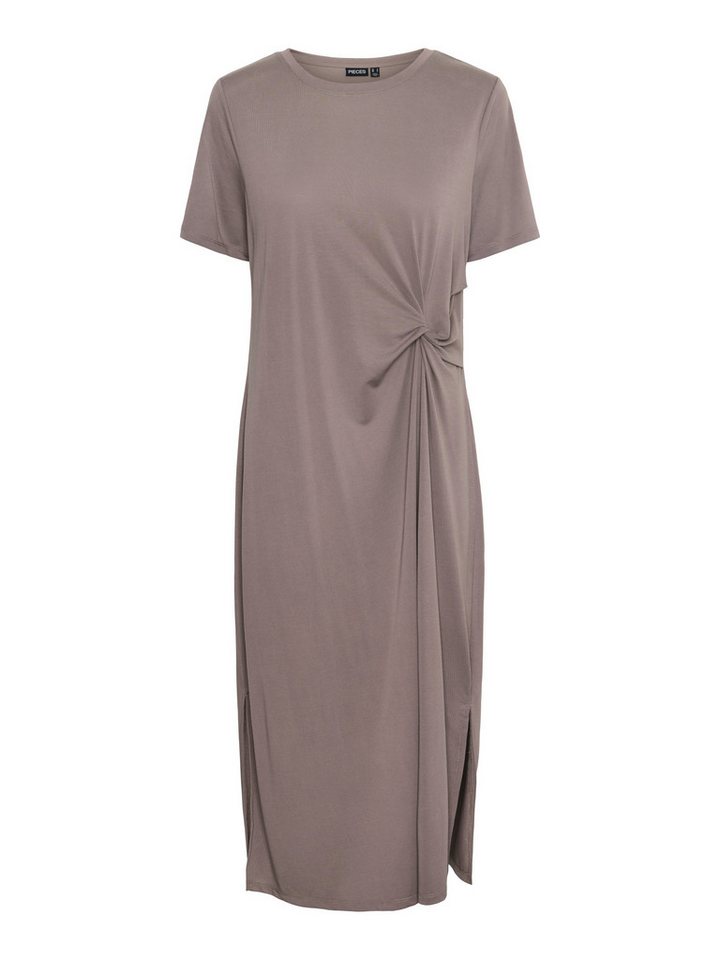 pieces Maxikleid - Shirtkleid - Kleid - Maxikleid - PCANORA O-NECK MIDI KNOT DRESS von pieces