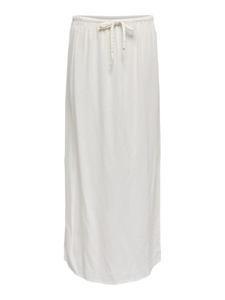 pieces Maxirock - klassischer Maxi in Unifarbe mit Seitenschlitzen von pieces