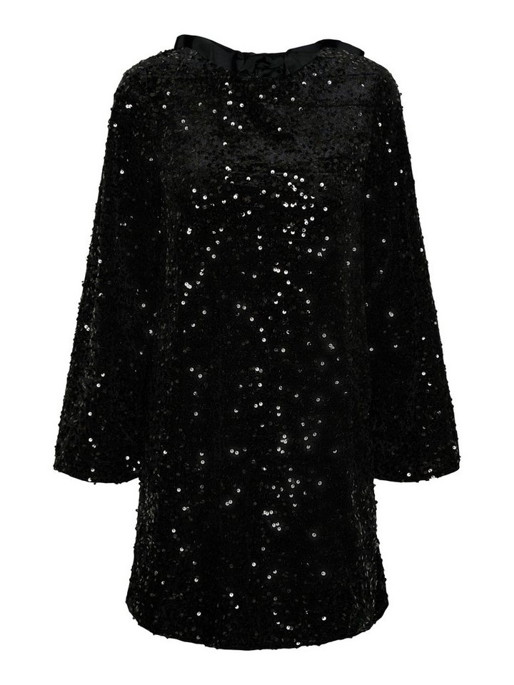 pieces Midikleid PCKAM LS DEEP BACK BOW DRESS JRS BC von pieces