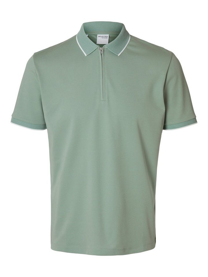 pieces Poloshirt - Stilvolles und modisches kurzarm Poloshirt mit Zip von pieces