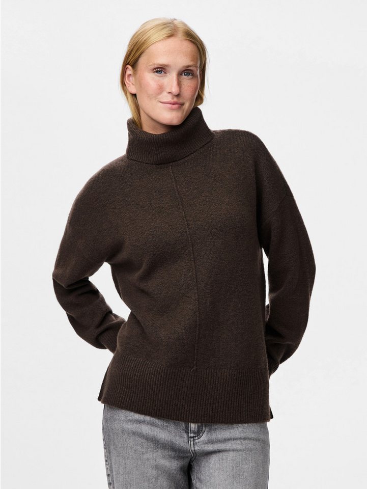 pieces Rollkragenpullover PCMALOU LS ROLLNECK KNIT NOOS BC von pieces