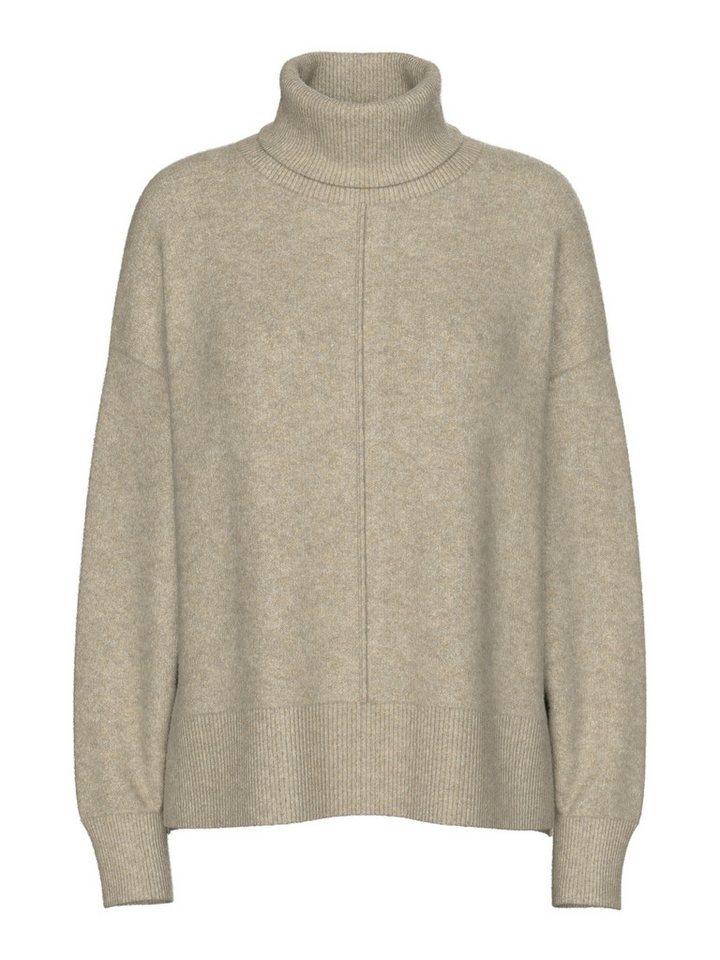 pieces Rollkragenpullover - Strickpullover Damen einfarbig - Basic Turtle-Neck Pullover von pieces