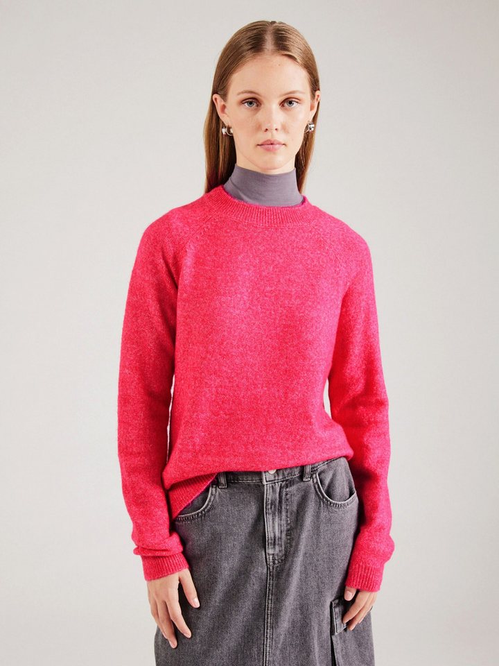 pieces Rundhalspullover (1-tlg) Plain/ohne Details von pieces