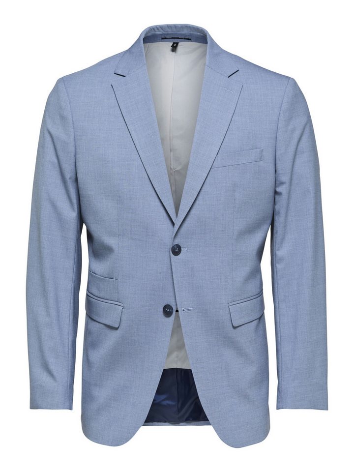 pieces Sakko - Slim Fit Blazer - SLHSLIM-TIMELIAM LT BLU STRUC BLZ FLEX B von pieces