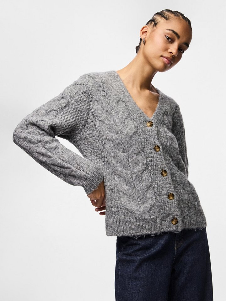 pieces Strickjacke PCNINA LS V-NECK KNIT CARDIGAN NOOS BC von pieces