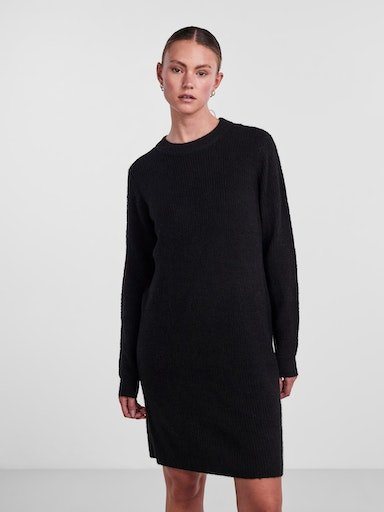 pieces Strickkleid PCELLEN LS O-NECK KNIT DRESS NOOS BC von pieces