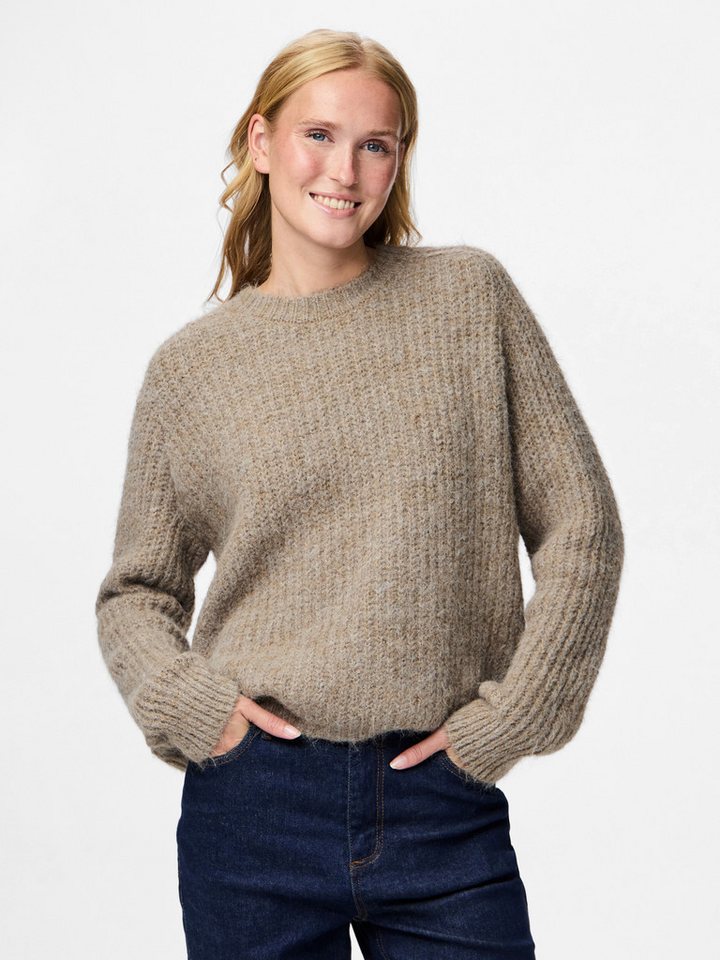 pieces Strickpullover PCCLEO LS O-NECK CHUNKY KNIT NOOS BC pieces Strickpullover PCCLEO LS O-NECK CHUNKY KNIT NOOS BC von pieces