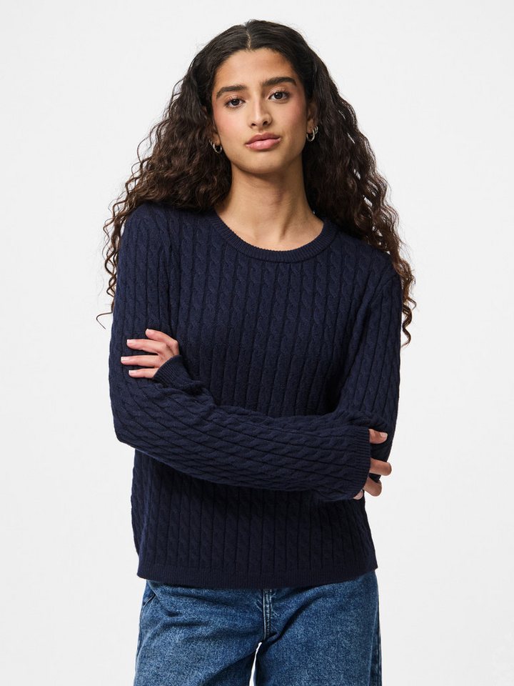 pieces Strickpullover PCFIA LS CABLE KNIT NOOS BC von pieces