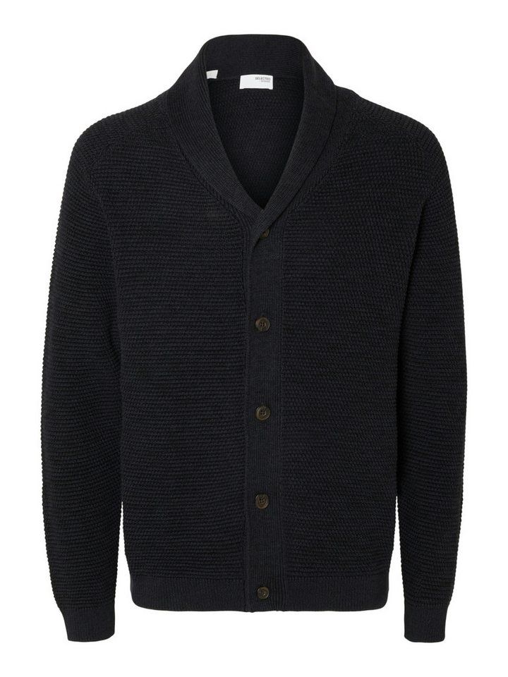 pieces Strickpullover - Pullover - SLHVINCE LS BUBBLE SHAWL CARDIGAN N von pieces