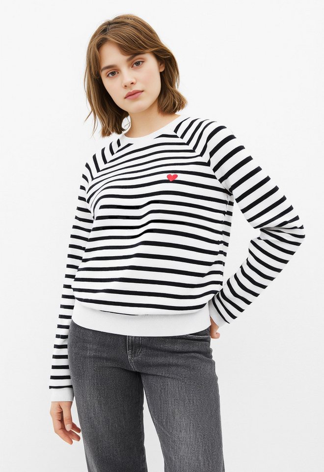 pieces Sweatshirt PCGRETA LS EMB UB SWEAT FC von pieces