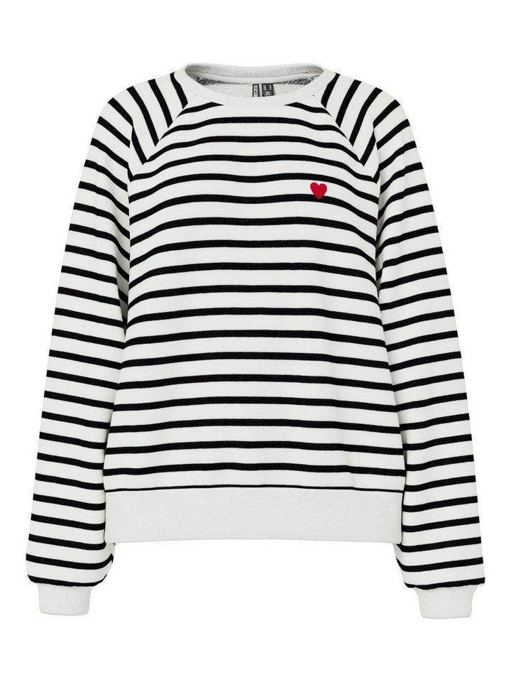 pieces Sweatshirt PCGRETA LS EMB UB SWEAT NOOS - Sweatshirt - Langarmshirt - Pullover von pieces