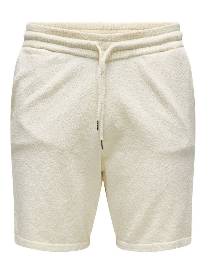 ONLY & SONS Sweatshorts – Lässige Herren Sweat Shorts in Unifarbe mit Kordelzug von ONLY & SONS