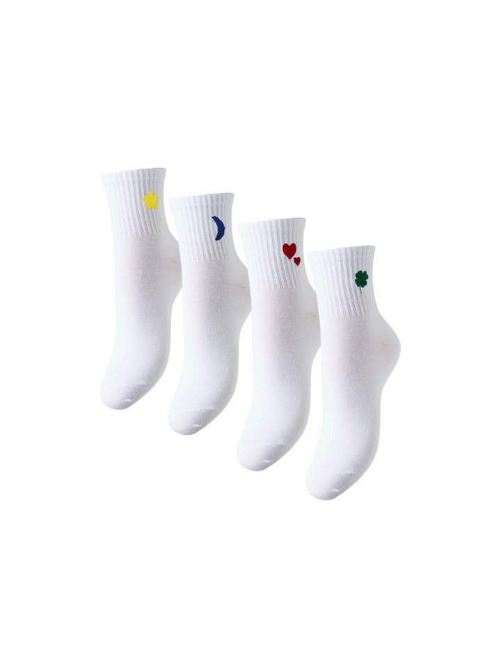pieces Tennissocken PCMOVA 4 PACK SOCKS NOOS BC (Packung, 4-Paar) von pieces