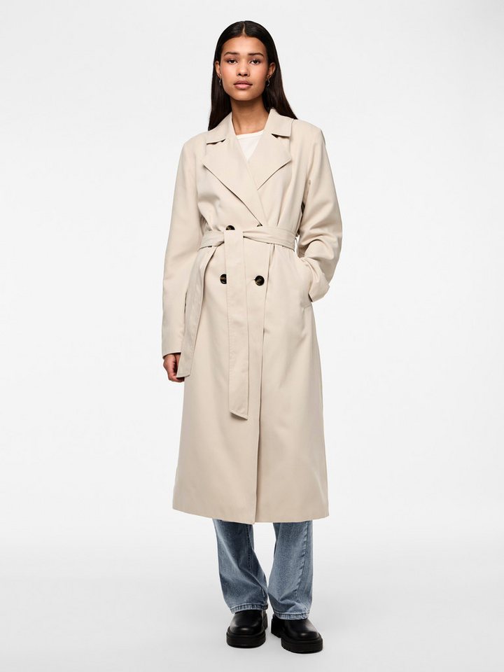 pieces Trenchcoat PCSCARLETT LS TRENCHCOAT NOOS von pieces