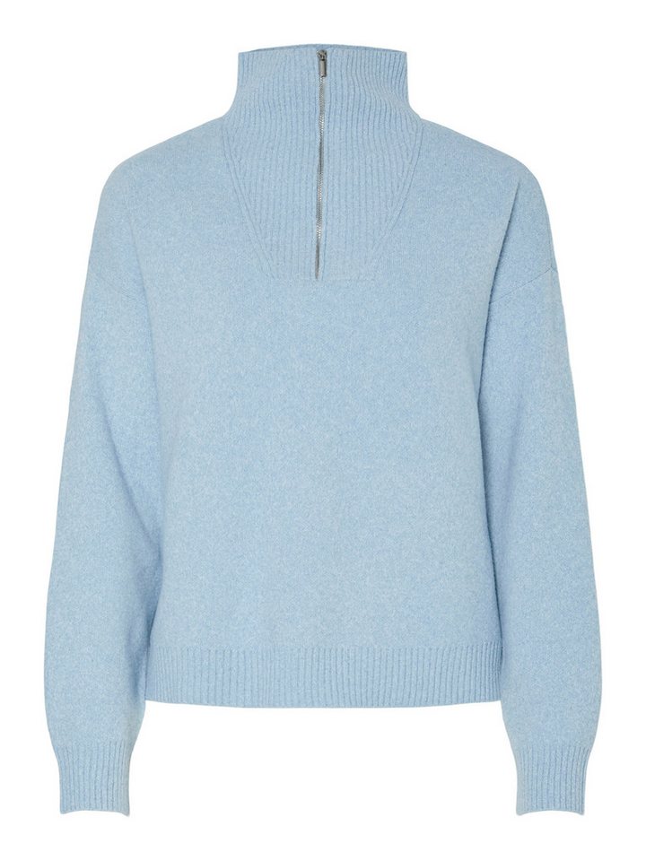 pieces Troyer PCOREE LS HALF ZIP KNIT PWP BC von pieces