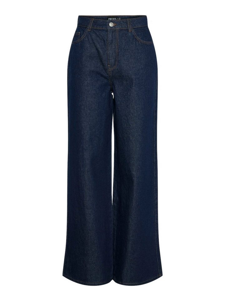 pieces Weite Jeans Selma (1-tlg) Plain/ohne Details von pieces