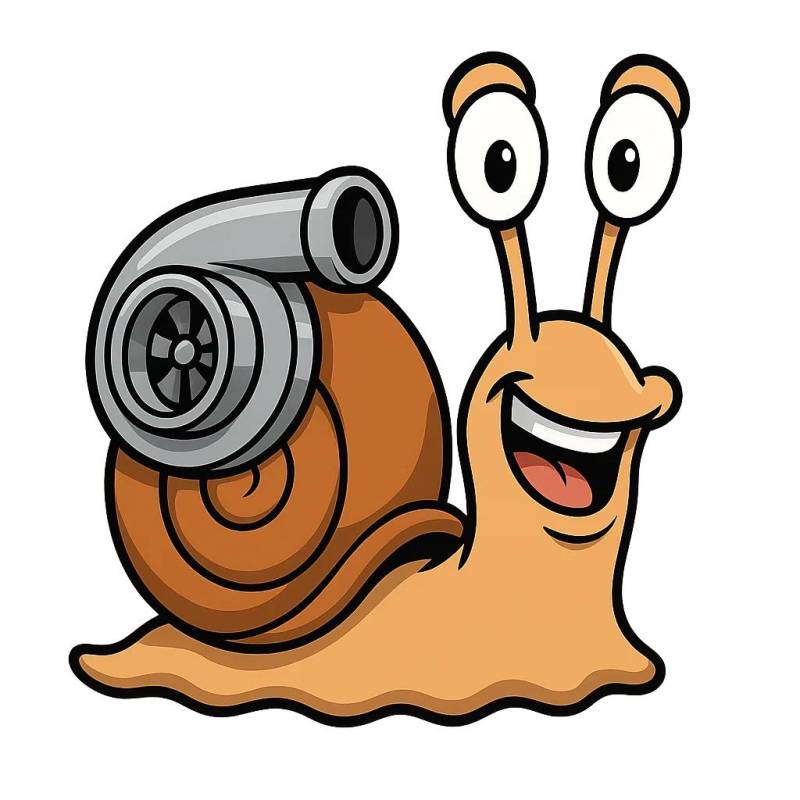 Schnecke Turbo Bügelbild - Lustiges Cartoon Tiermotiv Mit Turbolader Dtf Druck Für T-Shirt Hoodie Tasche Racing Schnecke Turbo Bügelbild - Lustiges Cartoon Tiermotiv Mit Turbolader Dtf Druck Für T-Shirt Hoodie Tasche Racing von piedpipersticker