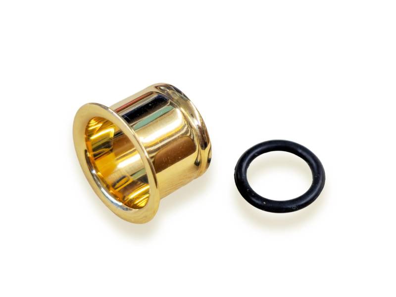 Single Flared Plugs - 14K Gold Ohr Tunnel Stretcher Plug, Flare Öse Expander Body Piercing 1 Stück Pro Bestellung von piercedUK
