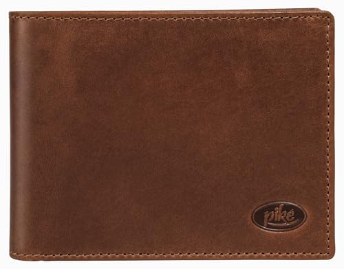 piké kleine Geldbörse im Querformat Echt Leder Herren | Slim Fold Vintage Leder Portemonnaie mit RFID-Schutz | 022088 von piké