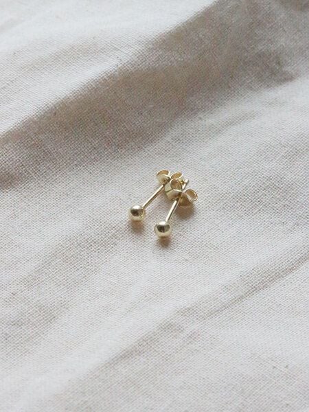 pikfine Mini Ohrstecker "Yula" / silber oder vergoldet von pikfine