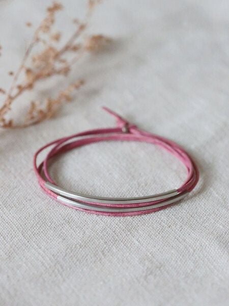 pikfine Tube Armband “Tingval” // silber von pikfine