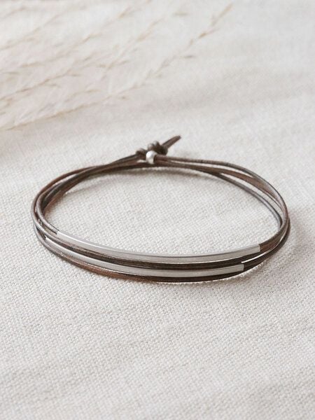 pikfine Tube Armband “Tingval” // silber von pikfine