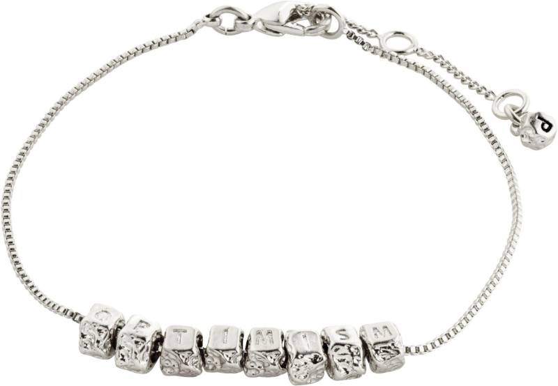 pilgrim - Armband mit Charms - Courageous silver - Gr. - OS von pilgrim