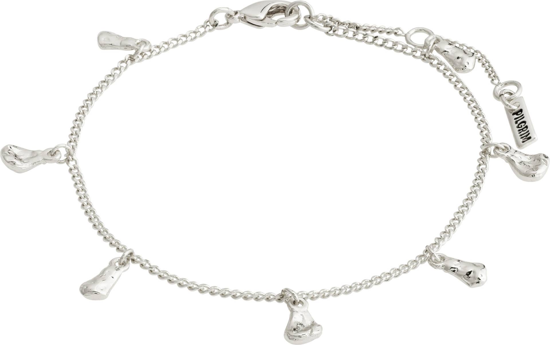 pilgrim - Charm-Armband aus recyceltem Kristall - Quinn silver - Gr. - OS von pilgrim
