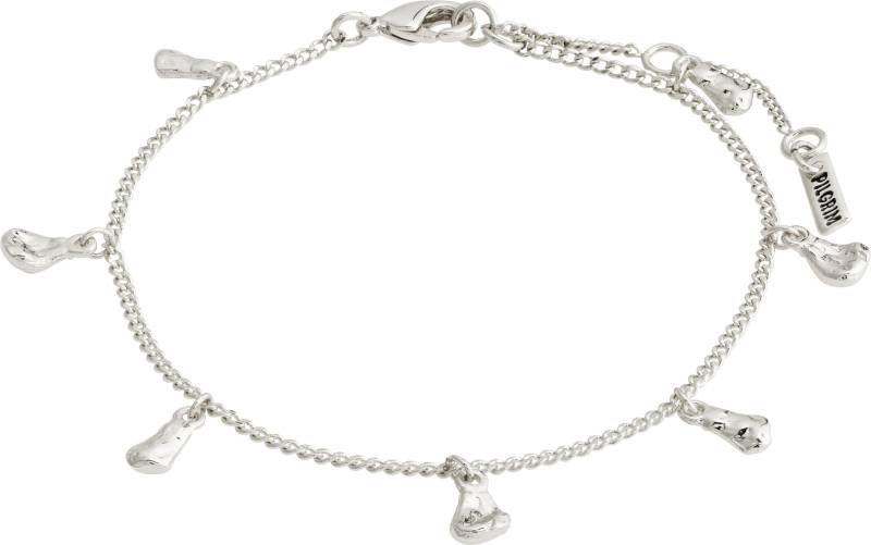 pilgrim - Charm-Armband aus recyceltem Kristall - Quinn silver - Gr. - OS von pilgrim