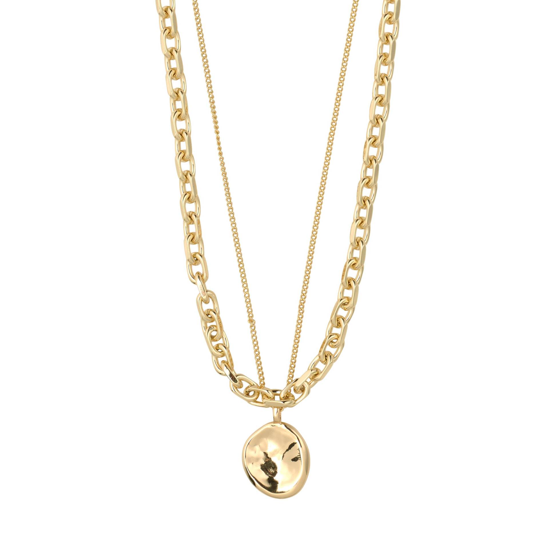 pilgrim - Halskette 2-in-1-Set – Sparkle gold - Gr. - OS von pilgrim