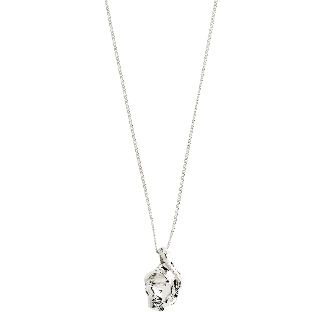 pilgrim - Halskette mit recyceltem Anhänger – Flow silver - Gr. - OS von pilgrim