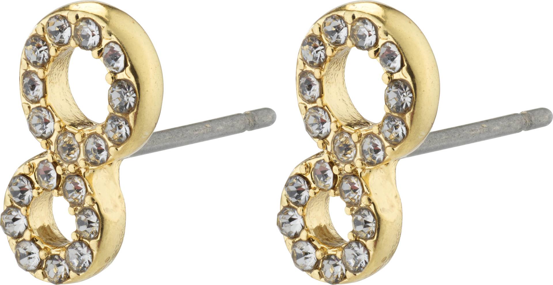 pilgrim - Kristallohrringe - Rogue gold - Gr. - OS von pilgrim