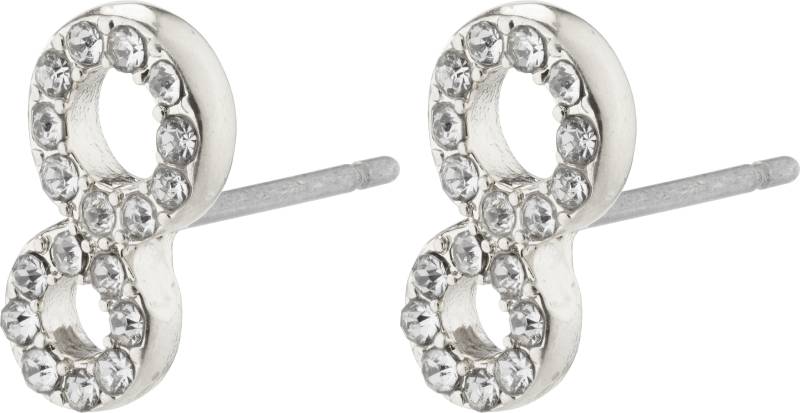 pilgrim - Kristallohrringe - Rogue silver - Gr. - OS von pilgrim