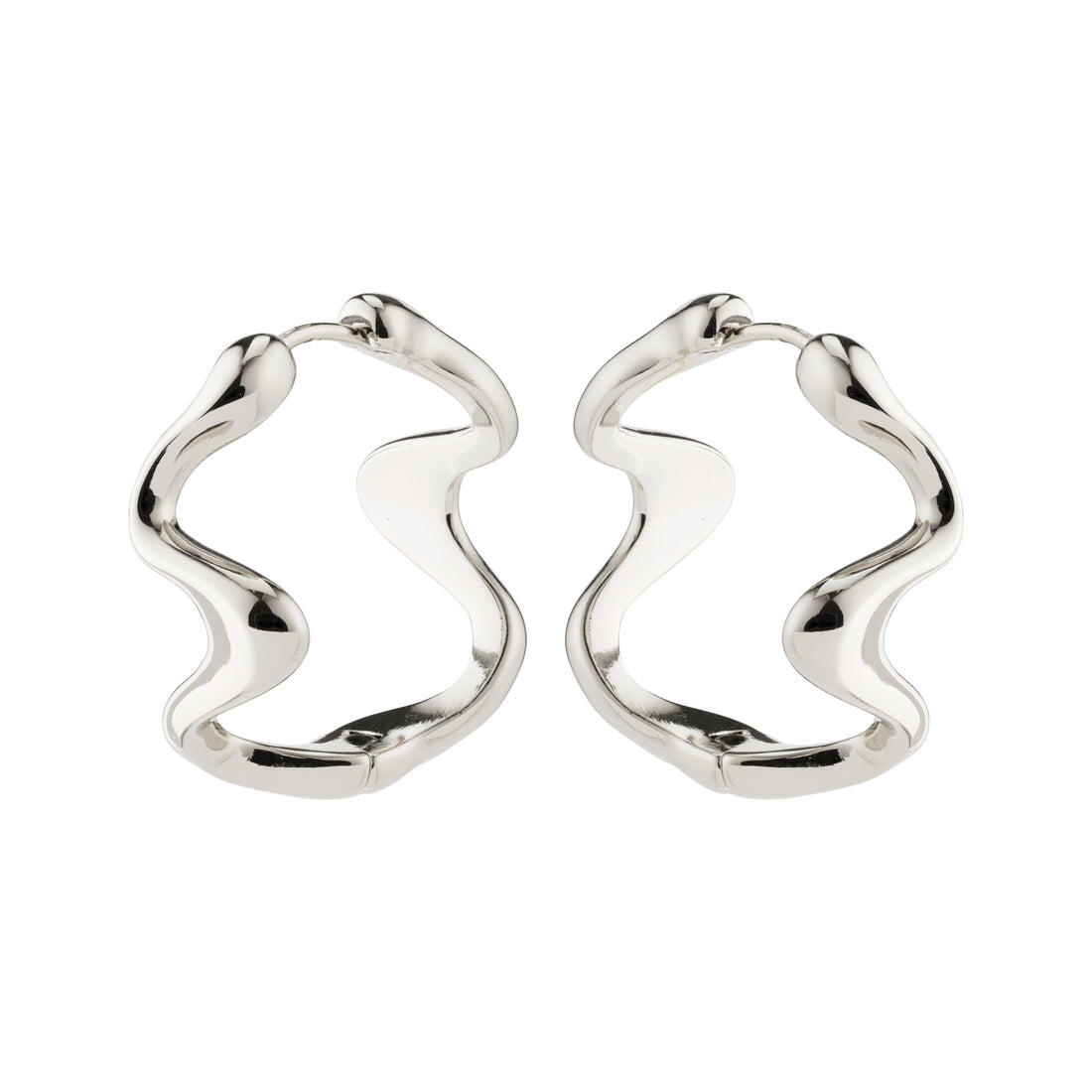 pilgrim - Recycelte Kreolen – Moon silver - Gr. - OS von pilgrim