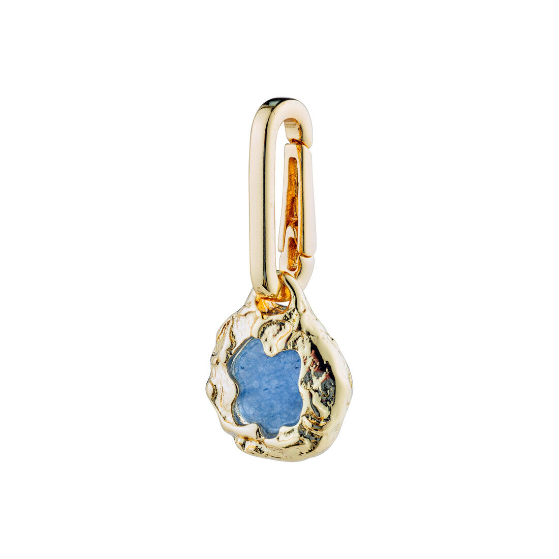 pilgrim - Recycelter Anhänger – Charm gold/blau - Gr. - OS von pilgrim