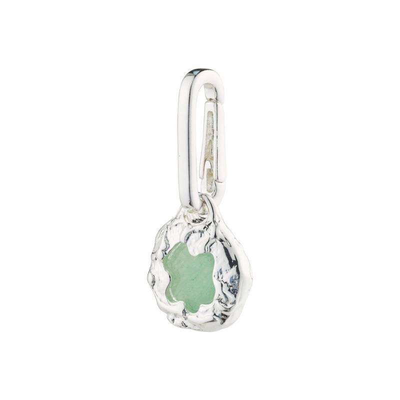 pilgrim - Recycelter Anhänger – Charm silver/grün - Gr. - OS von pilgrim
