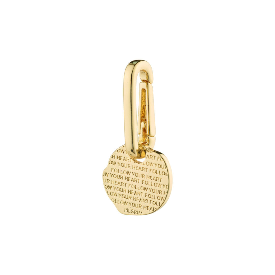 pilgrim - Recycelter Münzanhänger - Charm gold - Gr. - OS von pilgrim