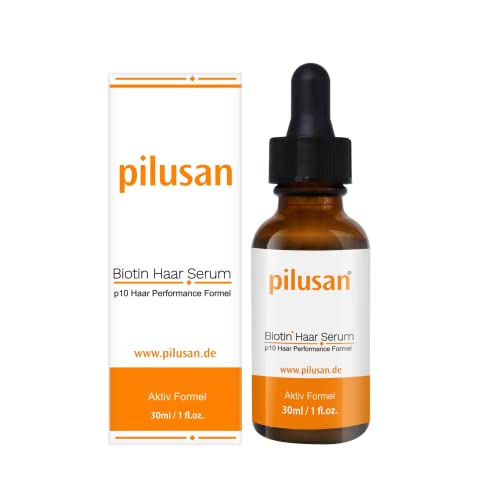 pilusan Biotin Haar Serum | Keratin Haarkur für strapaziertes Haar | Pflegendes Haaröl ohne Silikon und Parabene | Haarserum für Frauen und Männer | DermaSafe Plus von pilusan