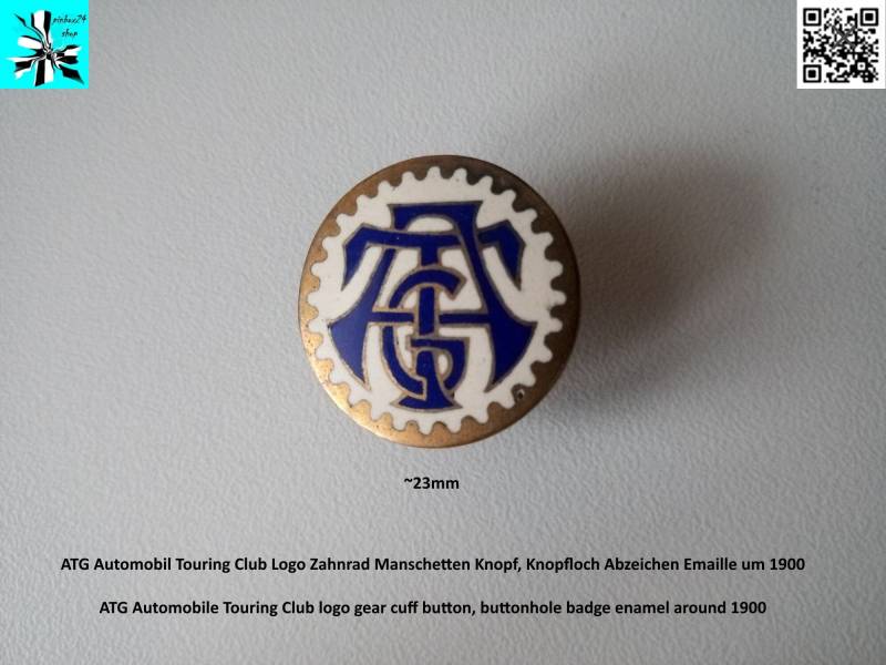 Atg Einzigartiger Manschettenknopf Mit Geschichte von pinbox24shop