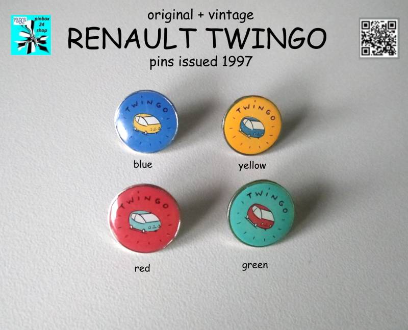 Bunte Twingo Pins - Die Perfekte Geschenkidee von pinbox24shop