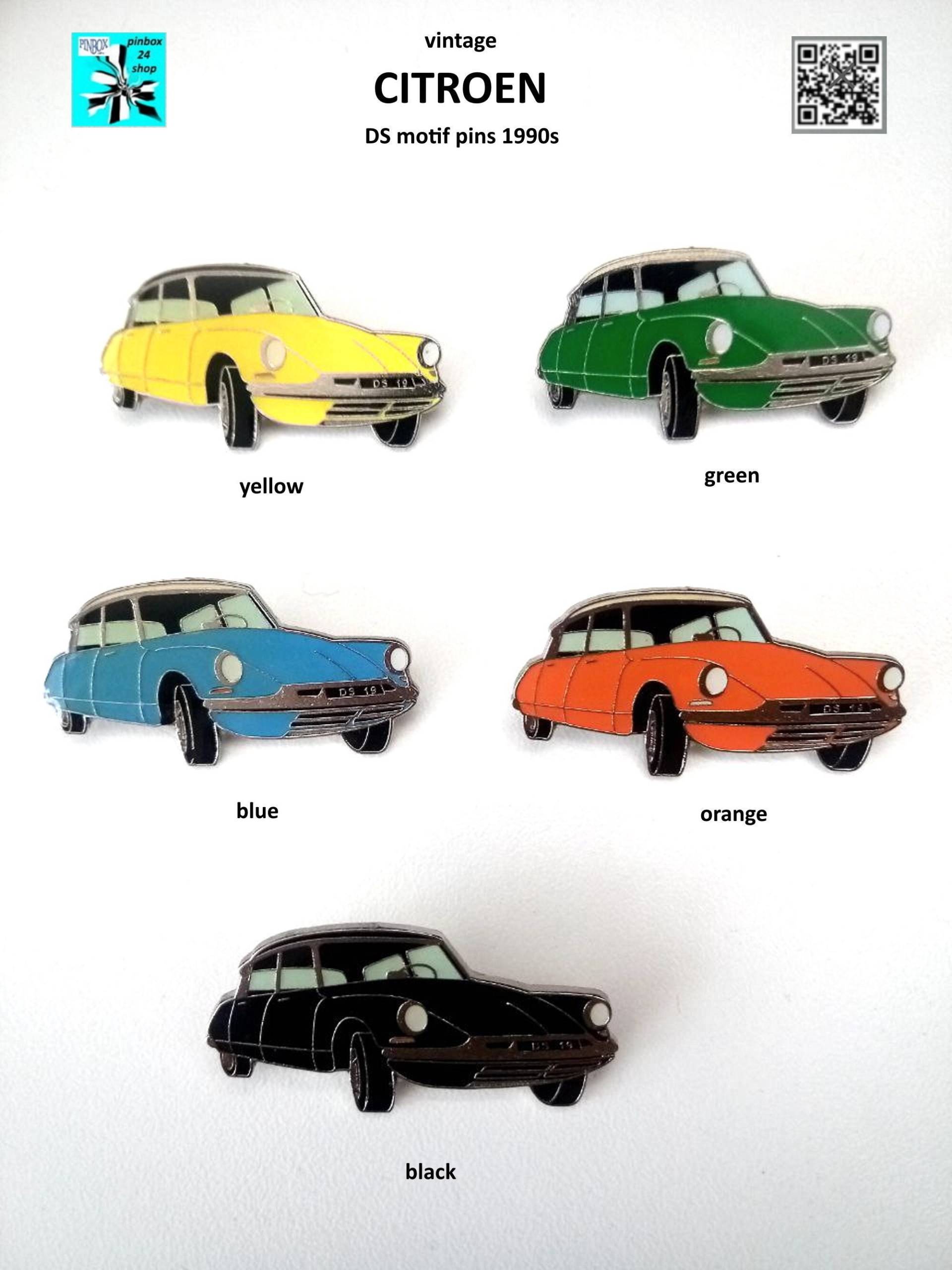 Citroen Ds Motiv Pins 1990Er - Wähle Deine Farbe - von pinbox24shop