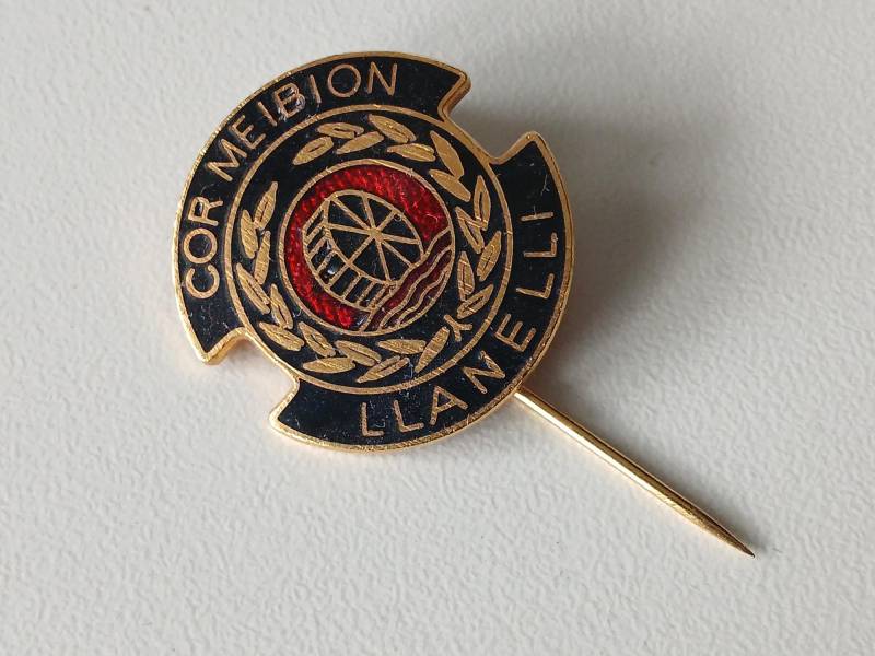 Côr Meibion Llanelli Logo Anstecknadel - Emailliert von pinbox24shop