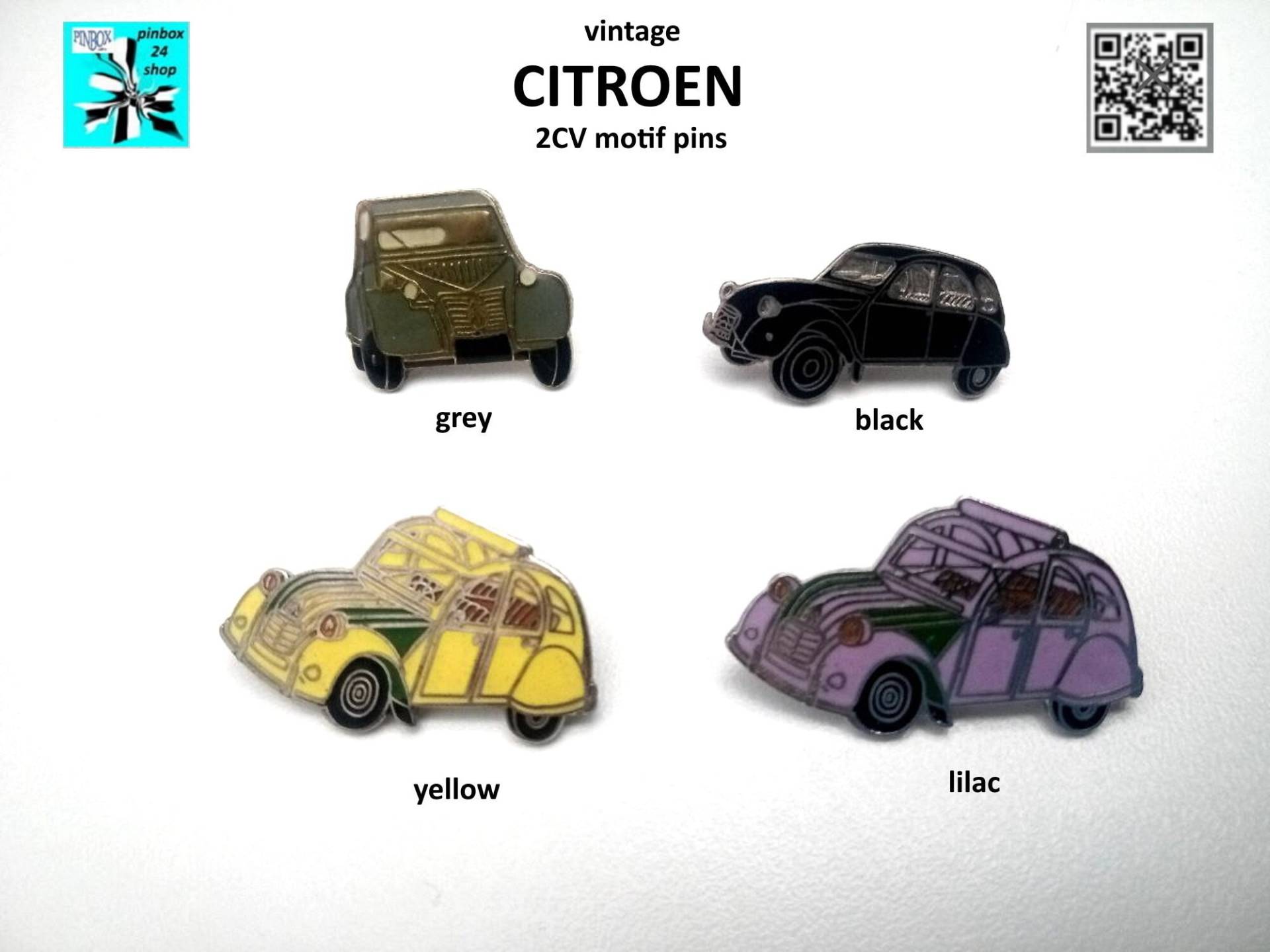 Einzigartige Citroen 2Cv Motiv Pins - Ein Perfektes Geschenk Für Entenliebhaber von pinbox24shop