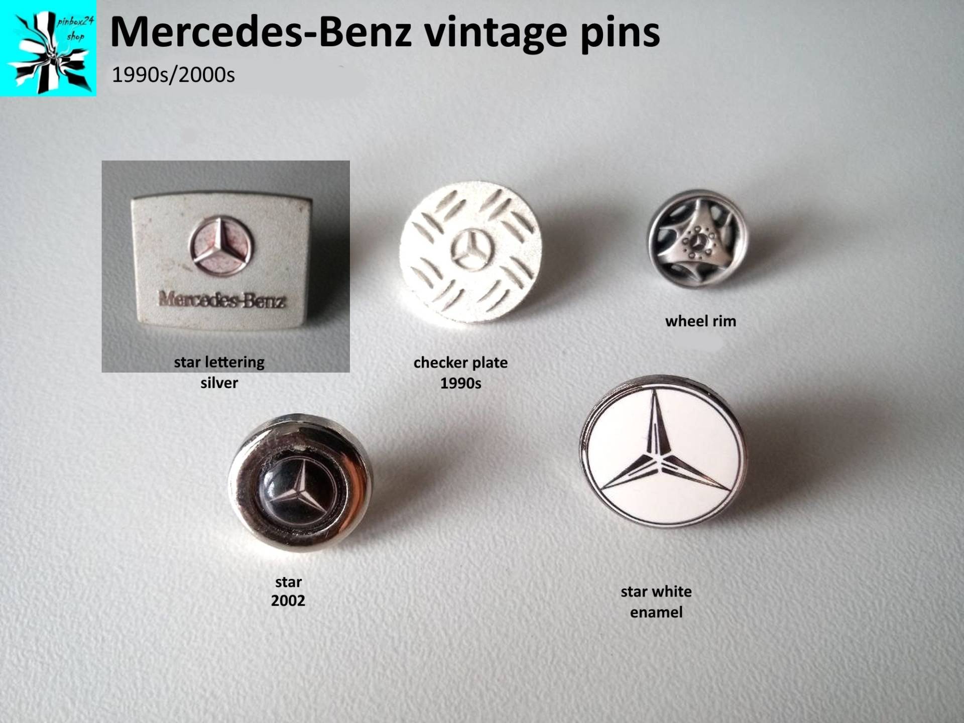 Einzigartige Mercedes-Benz Stern Pins von pinbox24shop