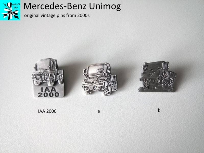 Einzigartige Mercedes-Benz Unimog Pins von pinbox24shop