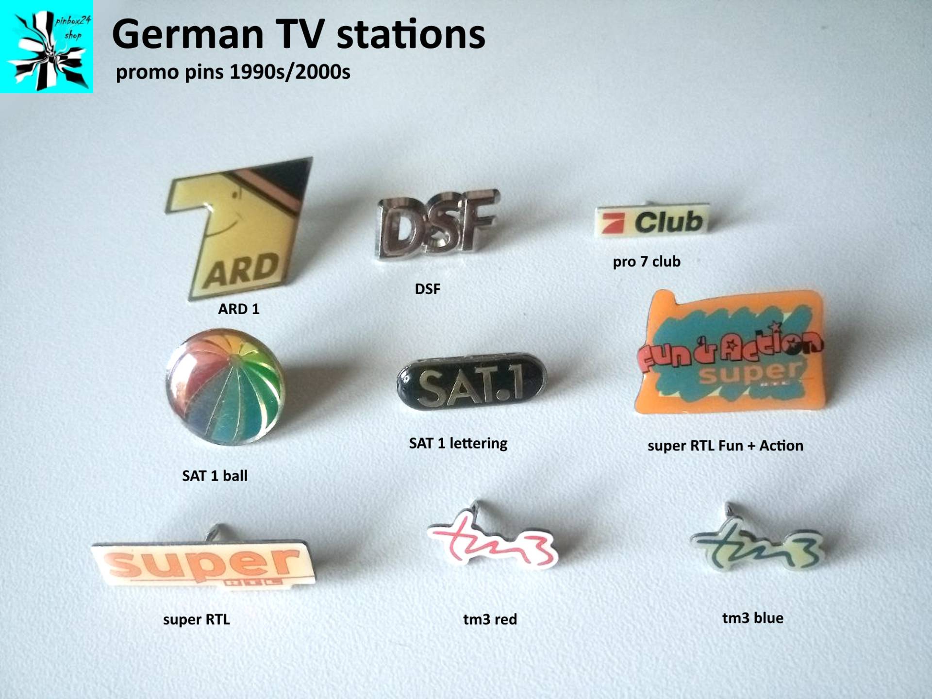 Erinnerst Du Dich An Diese Sender? Zeig Deine Tv-Liebe Mit Diesen Promo Pins Erinnerst Du Dich An Diese Sender? Zeig Deine Tv-Liebe Mit Diesen Promo Pins von pinbox24shop