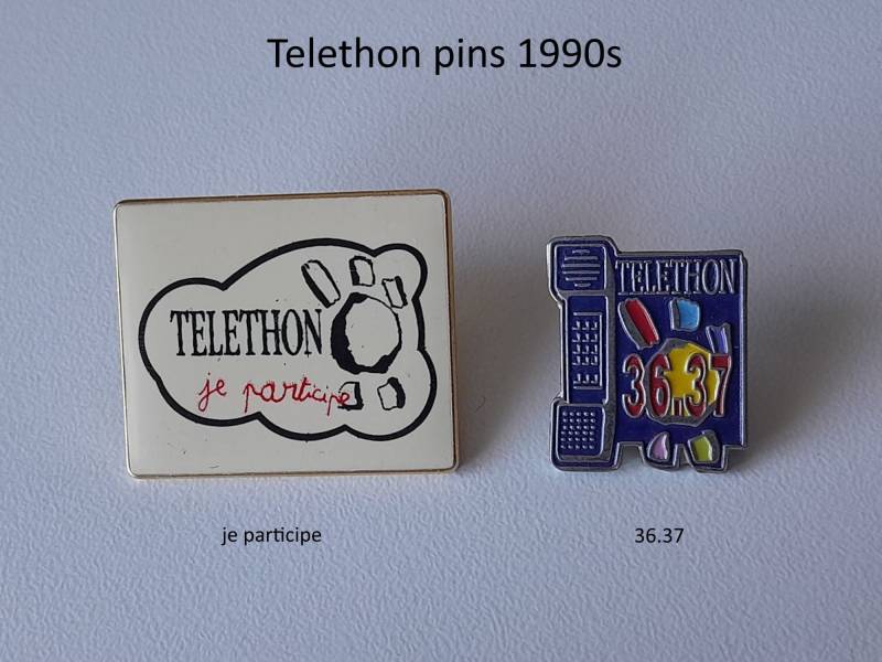 Erinnerungen An Die 90Er Telethon Promo Pins von pinbox24shop