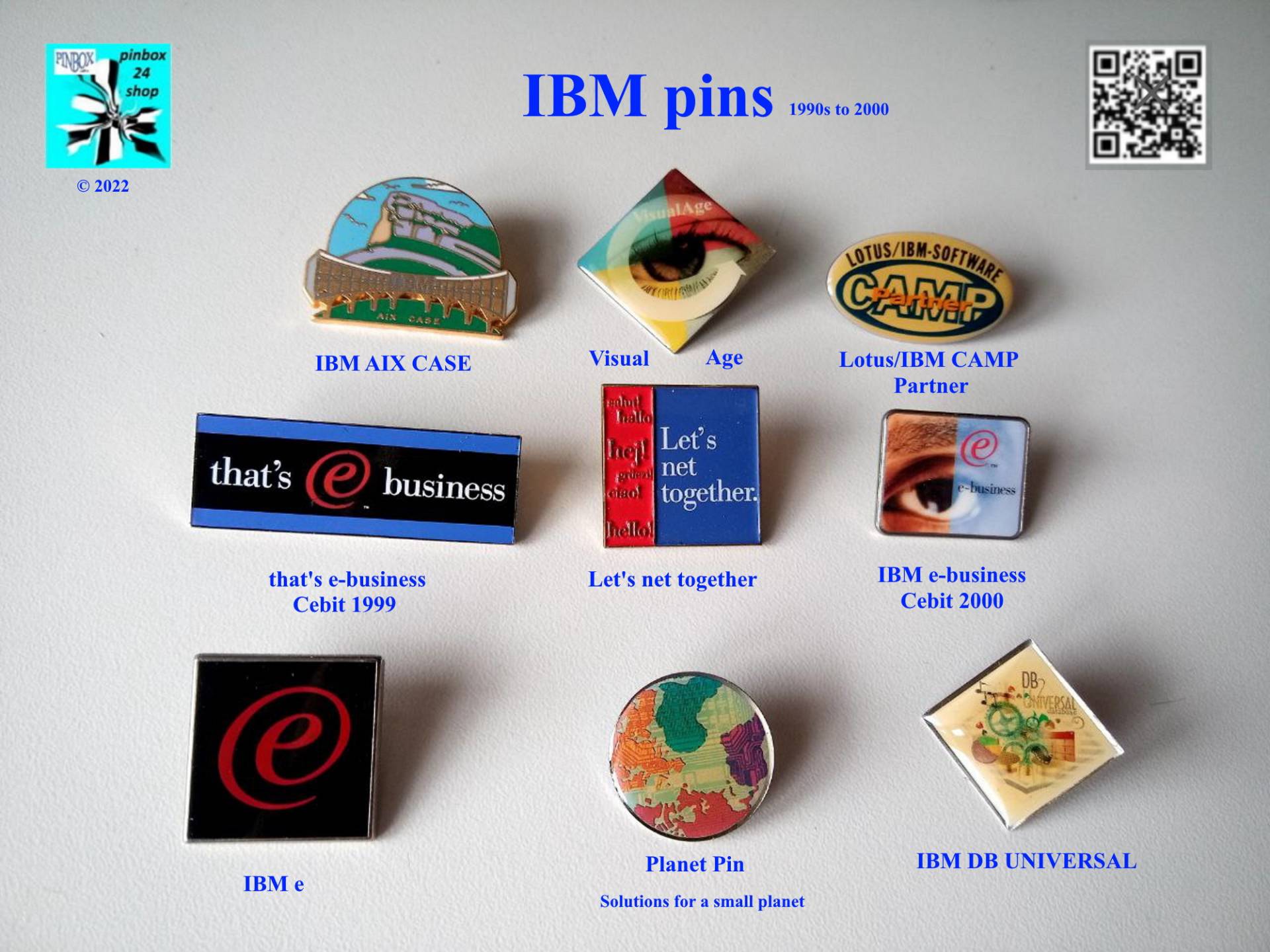 Erlebe Die Nostalgie Ibm Computer, It Pins Von 1990 Bis 2000 von pinbox24shop