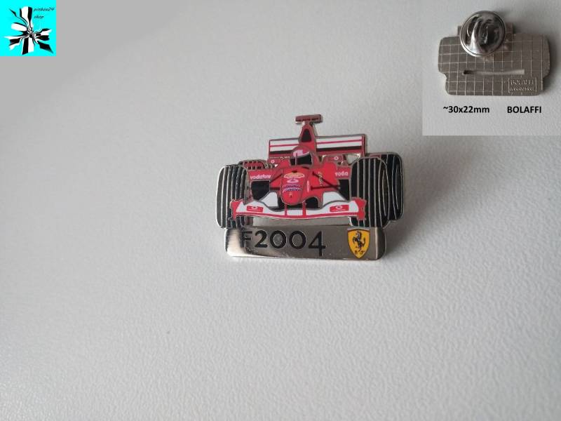 Ferrari F2004 Pin Der Legendäre Formel 1 Rennwagen Zum Anstecken von pinbox24shop